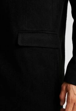 Pier One Klassischer Mantel - Black -Berühmtes Bekleidungs Geschäft 028e03b31d4e49969839eb6f60af05ac