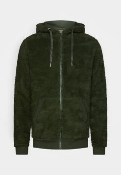 Pier One BORG ZIP-UP JACKET - Fleecejacke - Dark Green -Berühmtes Bekleidungs Geschäft 067adbe3faa7458ba7e980a0b8da5bd4 1