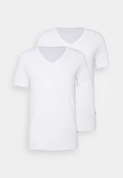 Pier One 2 PACK - T-Shirt Basic - White -Berühmtes Bekleidungs Geschäft 080dd0916ef948e18ad5bc64ef88608c