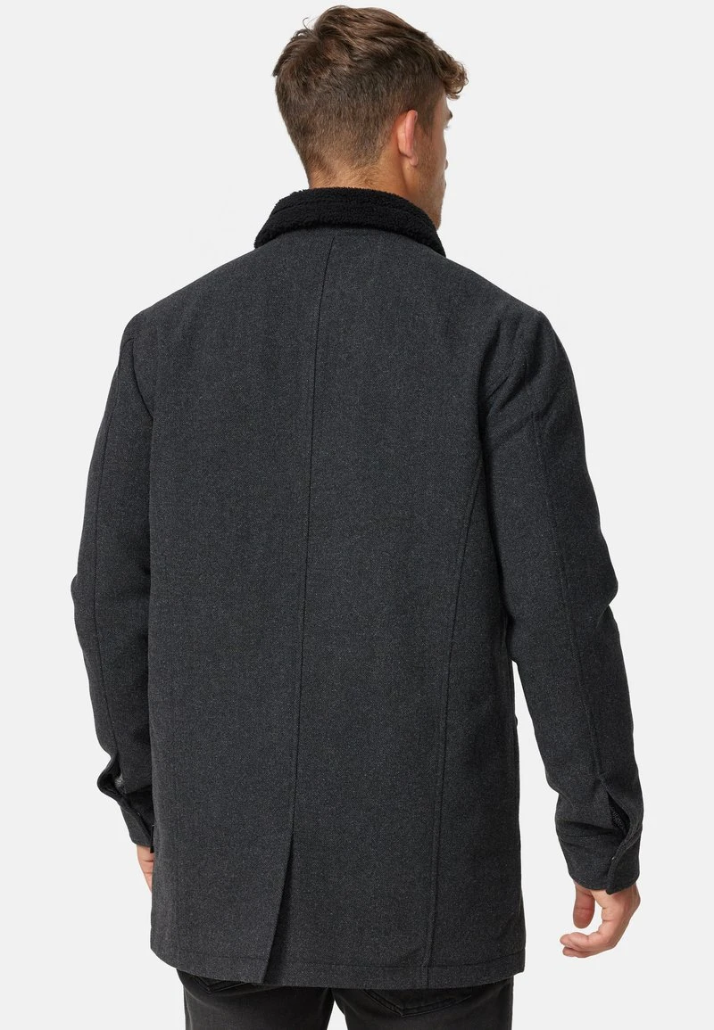 Indicode Jeans FALMO - Kurzmantel - Mini Herringbone Black 3 Indicode Jeans FALMO - Kurzmantel - Mini Herringbone Black – Bild 3