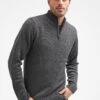Pier One Strickpullover - Dark Grey Melange