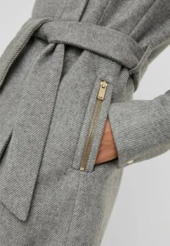 Vero Moda VMTWODOPE BELT JACKET - Kurzmantel - Light Grey Melange -Berühmtes Bekleidungs Geschäft 0ae8e1e1123c4f1385364700dcc3f1f9
