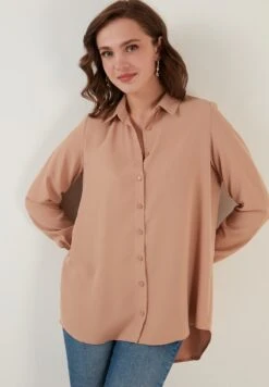 LELA Hemdbluse - Mink -Berühmtes Bekleidungs Geschäft 15b1c36498ce420d8003777625e8e147