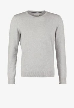 Pier One BASIC CREWNECK - Strickpullover - Light Grey -Berühmtes Bekleidungs Geschäft 164460f190b04ae58b2180589ab3c026