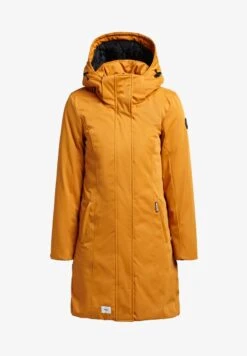 Khujo BLOSSOM - Wintermantel - Orangebraun -Berühmtes Bekleidungs Geschäft 16adfb7b11384faa9b4daf87af938792