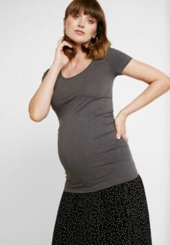 2 PACK - T-Shirt Basic - Dark Gray/black -Berühmtes Bekleidungs Geschäft 18f88c666d4f4ae7af077ff0b0321187