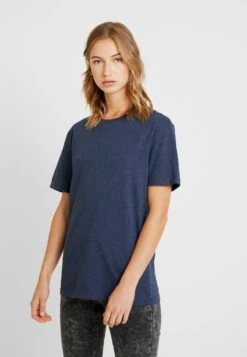 Pier One T-Shirt Basic - Dark Blue Melange -Berühmtes Bekleidungs Geschäft 1913ab27ec374ef0b3e6a5ff891afb49