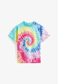 Next TIE-DYE SHORT SLEEVE STANDARD - T-Shirt Print - Rainbow