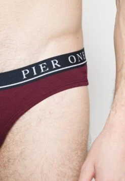 Pier One BRANDED WAISTBAND BRIEFS 3 PACK - Slip - Dark Blue /green/bordeaux -Berühmtes Bekleidungs Geschäft 208437927cd54529b2ae47a824e20a21