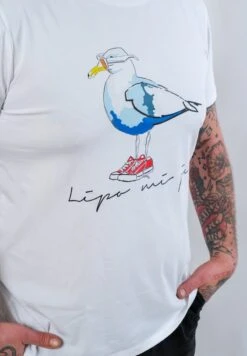 SUMMER - LIPO MI JE - T-Shirt Print - White -Berühmtes Bekleidungs Geschäft 217b80b2bd564e299533727974fe06e6