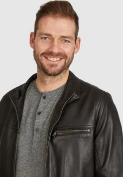 Bugatti LEONARDO - Lederjacke - Schwarz 9 Bugatti LEONARDO - Lederjacke - Schwarz -Berühmtes Bekleidungs Geschäft 27204f1019dc4eb69c3567884269a9b0