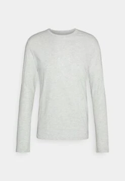 Pier One 7 PACK - Langarmshirt - Mottled Light Grey/white/mottled Dark Grey -Berühmtes Bekleidungs Geschäft 31875945b966486087c321398a091597