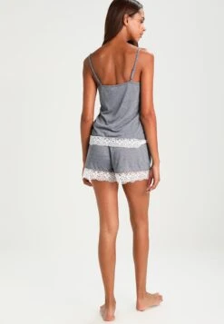 Anna Field SET - Nachtwäsche Set - Off-white/dark Blue -Berühmtes Bekleidungs Geschäft 33d0e936af774883bb2b5a180610a668