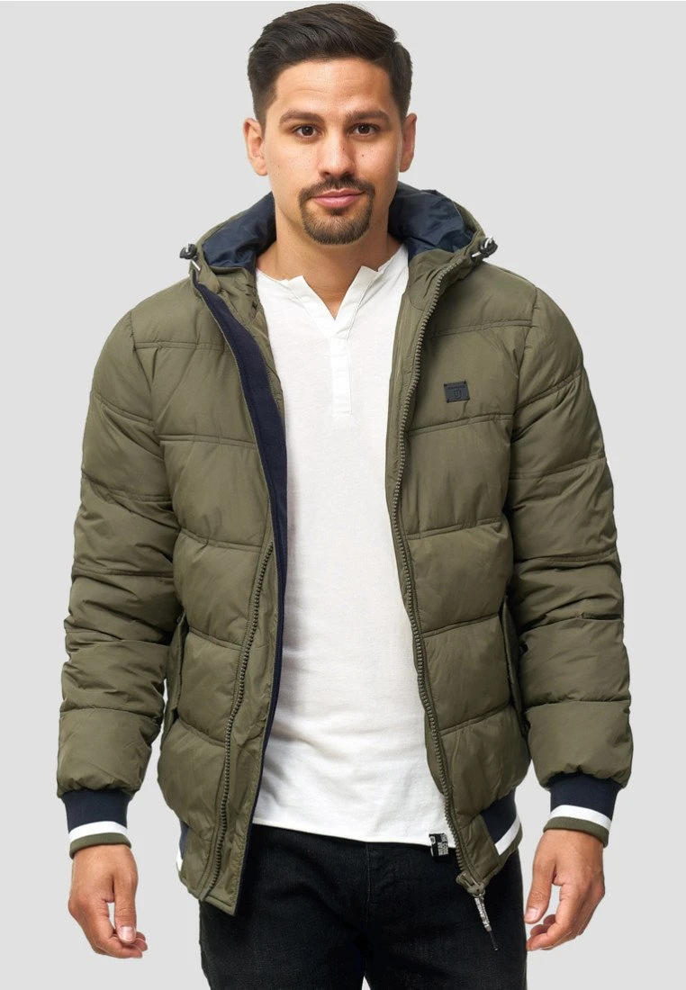 Indicode Jeans REGULAR FIT - Winterjacke - Dark Green 1 Indicode Jeans REGULAR FIT - Winterjacke - Dark Green
