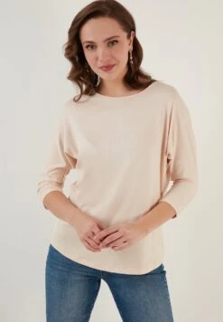LELA CREW NECK - Langarmshirt - Stone -Berühmtes Bekleidungs Geschäft 39b0277a7ebf4d6a980ccfb2948e756e
