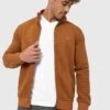 Indicode Jeans BERMIE - Sweatjacke - Mottled Brown