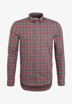 Pier One Hemd - Grey/coral -Berühmtes Bekleidungs Geschäft 3c54537d480e44568ceab76ddefde4e0