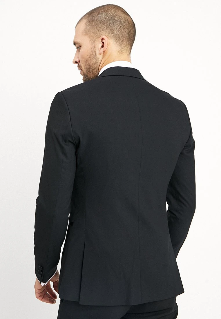 BASIC PLAIN BLACK TUX SUIT SLIM FIT - Anzug - Black 4 BASIC PLAIN BLACK TUX SUIT SLIM FIT - Anzug - Black – Bild 4