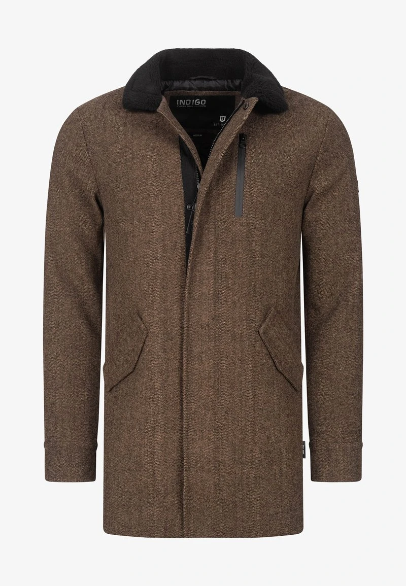 Indicode Jeans FALMO - Kurzmantel - Mini Herringbone Black 6 Indicode Jeans FALMO - Kurzmantel - Mini Herringbone Black – Bild 6