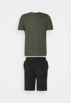 Pier One Nachtwäsche Set - Black/khaki -Berühmtes Bekleidungs Geschäft 4344377384bd49f0bb9aec4cd044c479