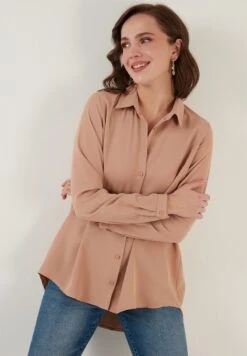 LELA Hemdbluse - Mink -Berühmtes Bekleidungs Geschäft 463893605e26497e851c01c6e541b50c