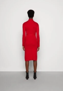 Anna Field ROLLKRAGEN RIPP MINI STRICKKLEID MIT GÜRTEL - Strickkleid - Red -Berühmtes Bekleidungs Geschäft 4ef1d85f8bbc434eb08163e6609c362a