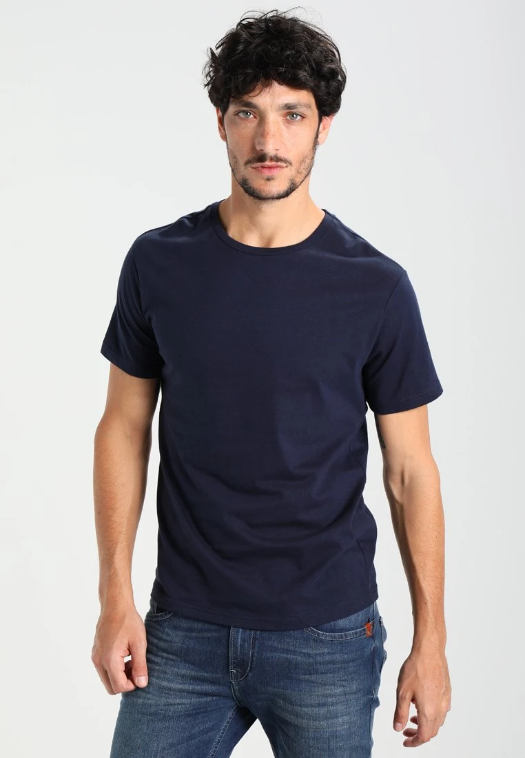 Pier One T-Shirt Basic - Dark Blue 1 Pier One T-Shirt Basic - Dark Blue