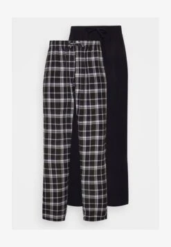 Pier One 2 PACK - Nachtwäsche Hose - Dark Blue -Berühmtes Bekleidungs Geschäft 529290e98e334fe58278de95b194e623