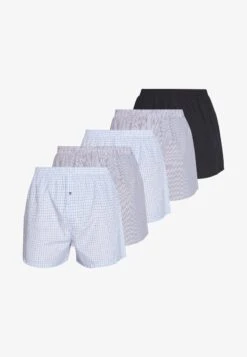 Pier One 5 PACK - Boxershorts - Dark Blue -Berühmtes Bekleidungs Geschäft 531ac8b7783047128783f10fe20a334d
