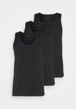 Pier One 3 PACK - Top - Black -Berühmtes Bekleidungs Geschäft 53d2b6fb89474a66a34f13a6a78b9788