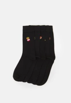 Pier One 5 PACK - Socken - Black -Berühmtes Bekleidungs Geschäft 5e504e39fd494e488a3f9c9919e06652 1
