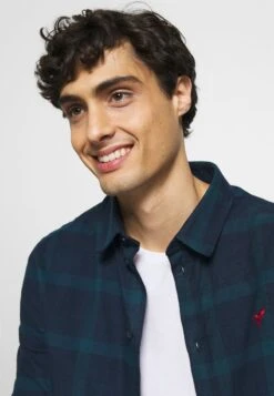 Pier One Hemd - Dark Blue/teal -Berühmtes Bekleidungs Geschäft 60ff006a248a4e558dbde6647cd82b01