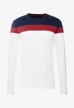 Pier One Langarmshirt - Offwhite/dark Blue -Berühmtes Bekleidungs Geschäft 63ae9e8cee0e4fb9a5cbf2e242232e72