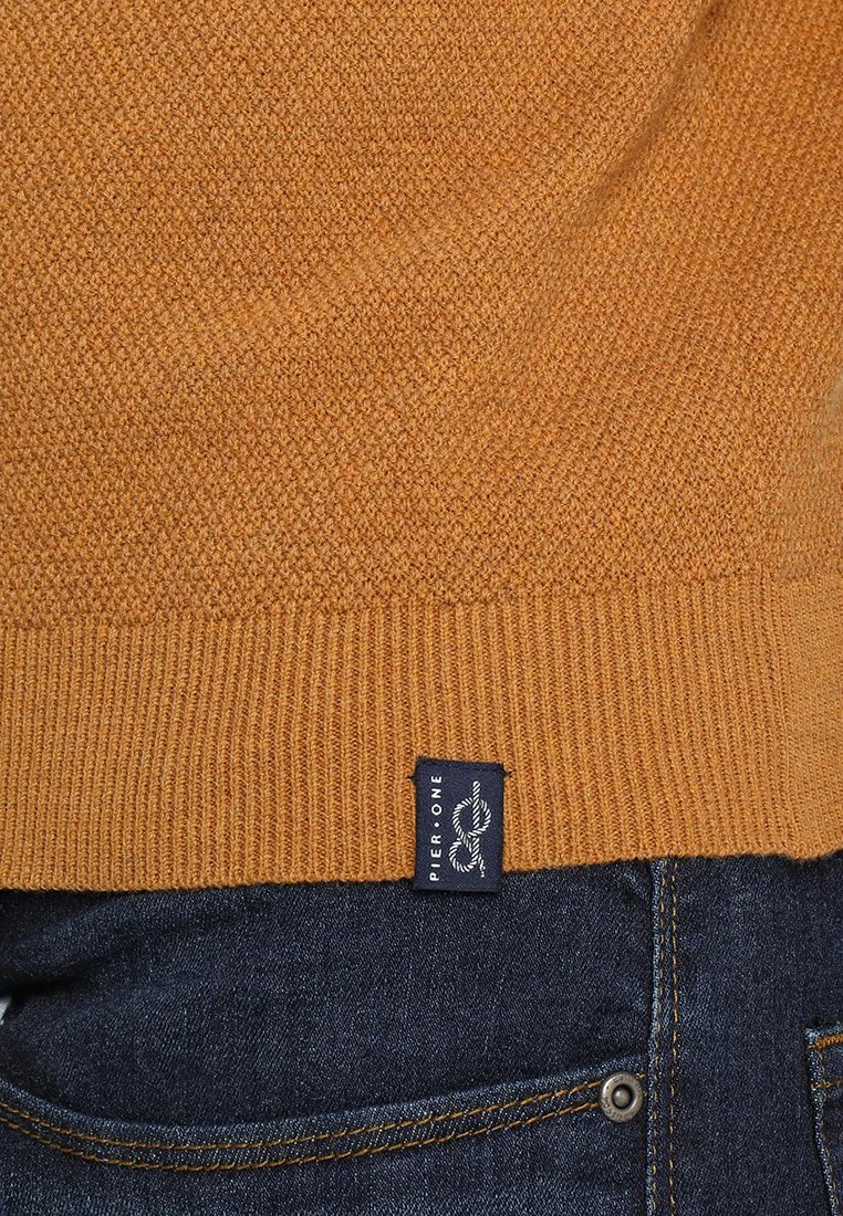 Pier One Strickpullover - Mottled Dark Yellow 6 Pier One Strickpullover - Mottled Dark Yellow – Bild 6