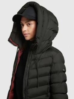 Khujo TUHANI2 MATT - Wintermantel - Schwarz -Berühmtes Bekleidungs Geschäft 652e809bbde6429b88fbc4e88bcd61a5