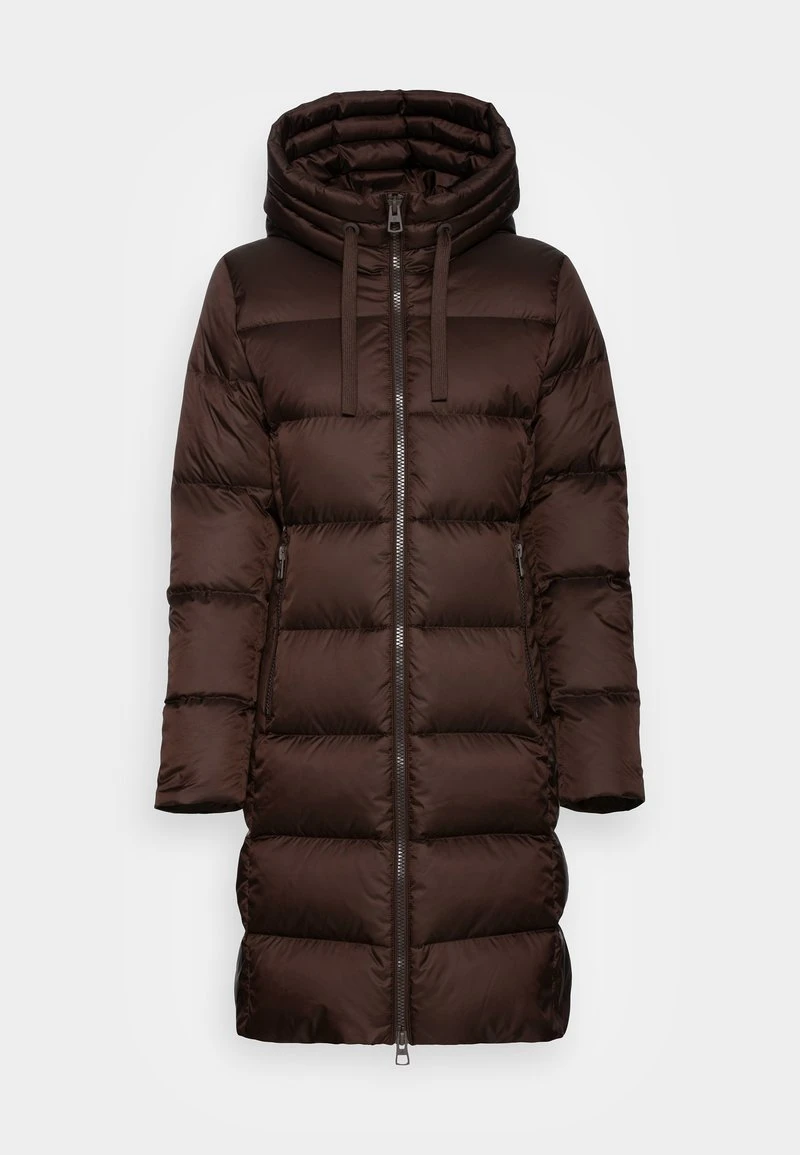 Marc O'Polo COAT LONG FIX HOOD WITH DRAWSTRING LONG ZIPPER - Daunenmantel - Hickory Brown 4 Marc O'Polo COAT LONG FIX HOOD WITH DRAWSTRING LONG ZIPPER - Daunenmantel - Hickory Brown – Bild 4