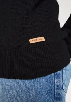 Pier One STRUCTURE BLOCK HIGH COLLAR - Strickjacke - Black -Berühmtes Bekleidungs Geschäft 6a3d75ac81f349948e6db8598e9da725