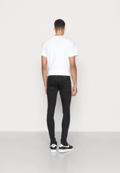Jack & Jones JJITOM JJORIGINAL SUPER SKINNY FIT - Jeans Skinny Fit - Black Denim -Berühmtes Bekleidungs Geschäft 6ebfff77708e45409bb52392f784d02a
