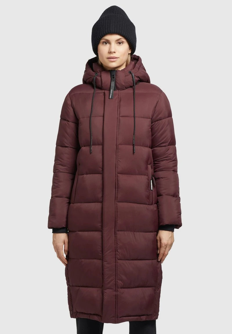 Khujo JULINA MATT - Wintermantel - Dunkelrot 1 Khujo JULINA MATT - Wintermantel - Dunkelrot