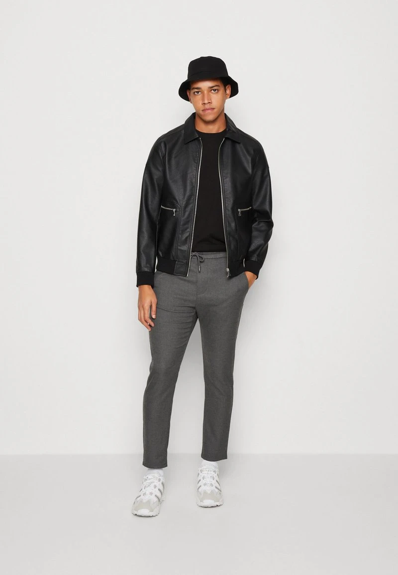 Only & Sons ONSLINUS TAP CROP PANT - Stoffhose - Medium Grey Melange 2 Only & Sons ONSLINUS TAP CROP PANT - Stoffhose - Medium Grey Melange – Bild 2