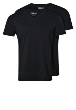 Pier One 2 PACK - T-Shirt Basic - Black -Berühmtes Bekleidungs Geschäft 780252fa691540f5a0c48cf89f3c30f2 1