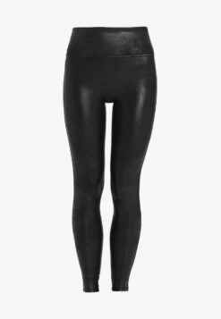 Spanx FAUX LEATHER LEGGINGS - Leggings - Strümpfe - Black -Berühmtes Bekleidungs Geschäft 7eec0d10486240bb80bf857bc3d7d1b7