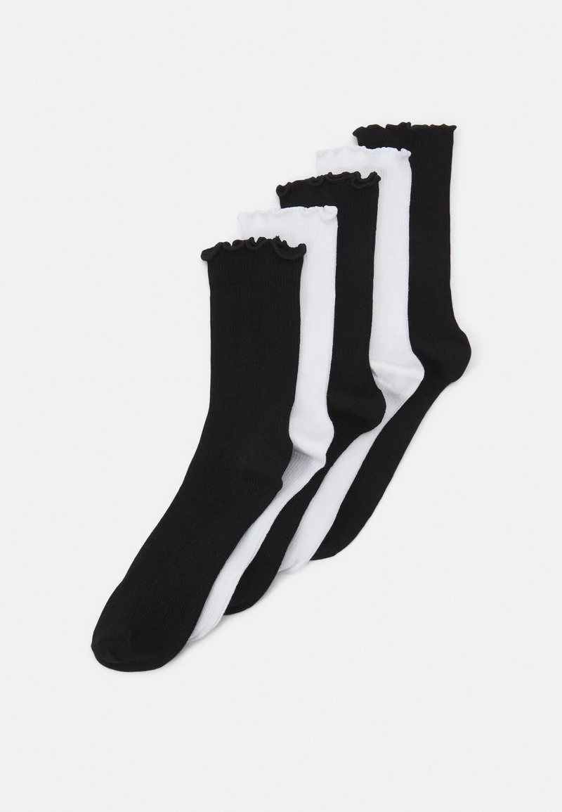 Anna Field 5 PACK - Socken - Black/white 1 Anna Field 5 PACK - Socken - Black/white