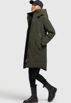 Khujo CHARLYN - Wintermantel - Dunkelgrün -Berühmtes Bekleidungs Geschäft 88248d6227834fb8a1b643cbab8d040c