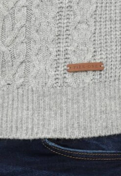 Pier One Strickpullover - Mottled Grey -Berühmtes Bekleidungs Geschäft 98e400a2e6784522b8ea9f8eb6bf3691
