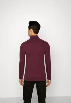 Pier One 2 PACK - Langarmshirt - Beige/bordeaux -Berühmtes Bekleidungs Geschäft 99114d314988483e8d3173b219b06a35