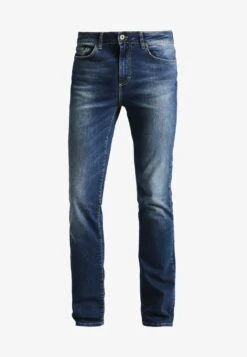 Pier One Jeans Straight Leg - Washed Dark Blue -Berühmtes Bekleidungs Geschäft a50c76bb7abb42f898d09733f52d63c1