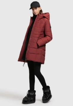 Khujo AMARAY 3 - Wintermantel - Rostrot -Berühmtes Bekleidungs Geschäft aa49f2bf51f548418331b735eb0b3d4a