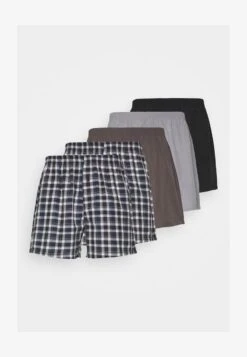Pier One 5 PACK - Boxershorts - Grey -Berühmtes Bekleidungs Geschäft abc2677e29204b66b44e246719f6eeb4