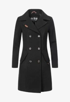 Marikoo NANAKOO - Klassischer Mantel - Black